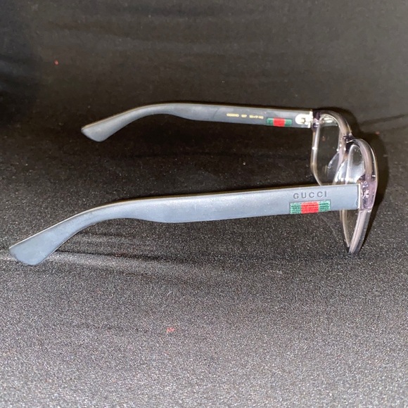 NEW Gucci Clear Rim with Black Eyeglasses Frames - Picture 3 of 6